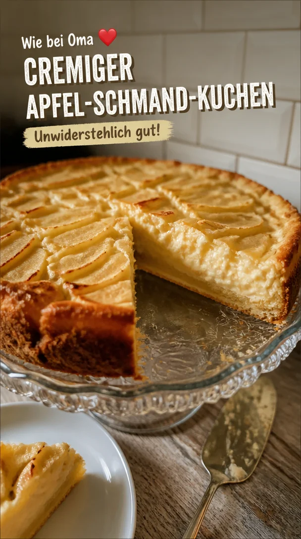 Apfel-Schmandkuchen: unwiderstehlich saftig und cremig genie&szlig;en