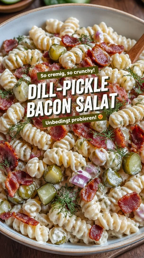 Dill Pickle Bacon Pasta Salad
