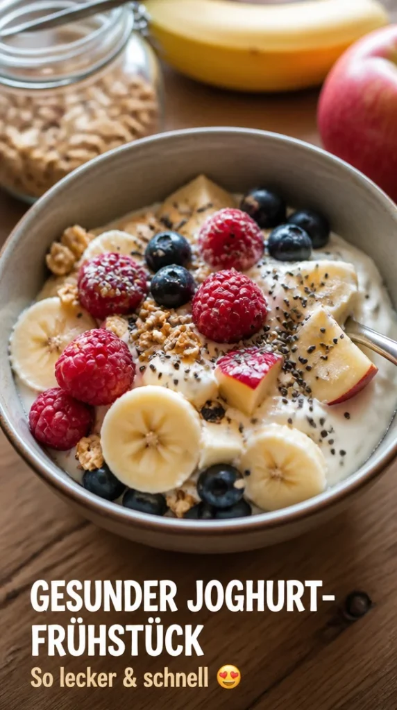 Gesunde Frühstücksrezepte mit Joghurt und frischem Obst
