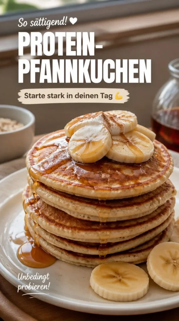 Hohe Protein-Pfannkuchen für einen gesunden Frühstücksstart