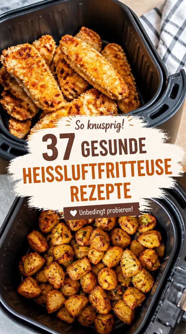 Knusprig genie&szlig;en: Hei&szlig;luftfritteuse Rezepte f&uuml;r Airfryer