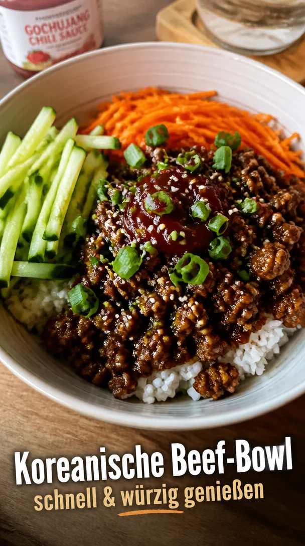 Koreanische Hackfleisch-Bowl: Schnell & w&uuml;rzig genie&szlig;en