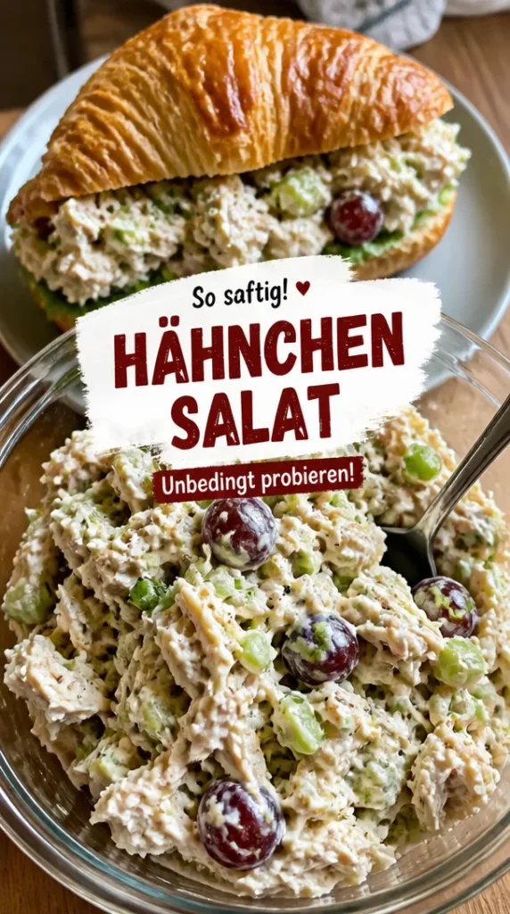 Köstlicher Hähnchensalat mit frischen Zutaten und einfachem Rezept