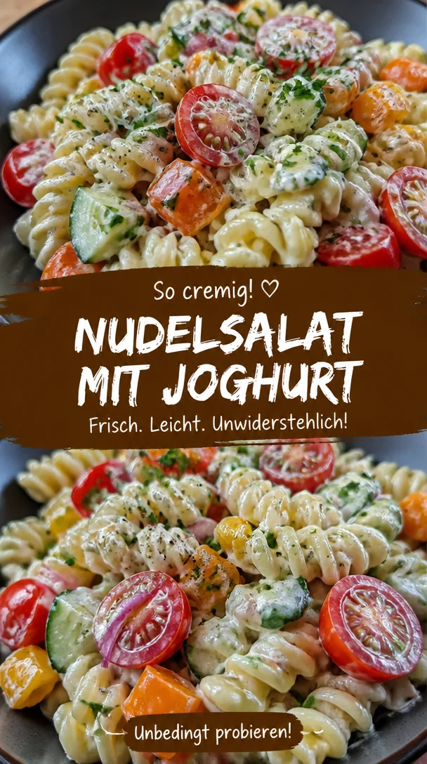 Leichter Nudelsalat mit Joghurt-Dressing &ndash; erfrischend cremig