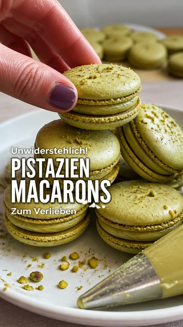 Pistazien-Macarons