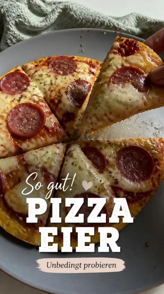 Schmackhafte Pizza Eggs - eine kreative Frühstücksoption mit Pizza und Rührei.
