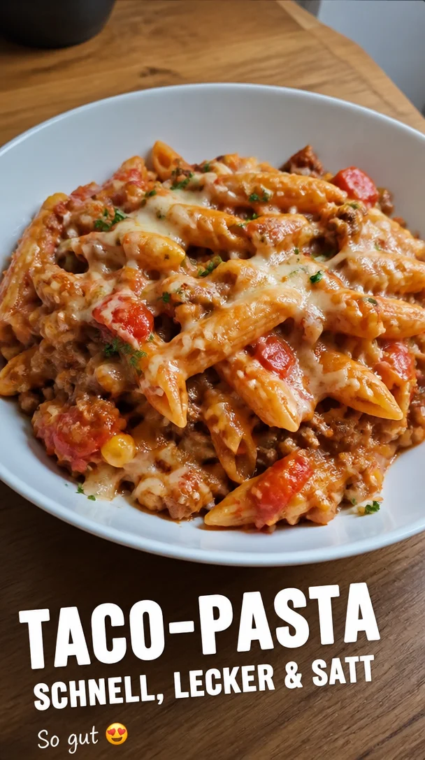 Proteinreiches Taco-Pasta Rezept: Schnell, lecker und satt