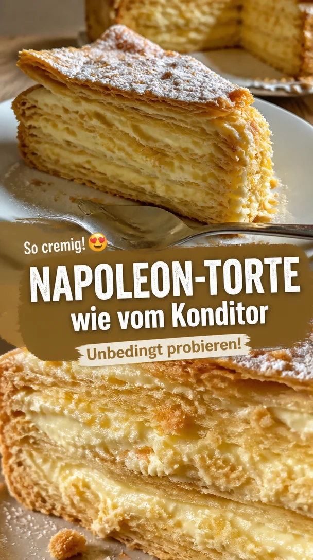 Russische Napoleon-Torte: Verf&uuml;hrerisch cremig, Rezept perfekt