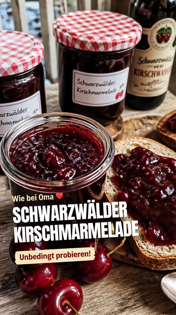 Schwarzw&auml;lder Kirsch Marmelade: unwiderstehlich frisch &ndash; Rezept