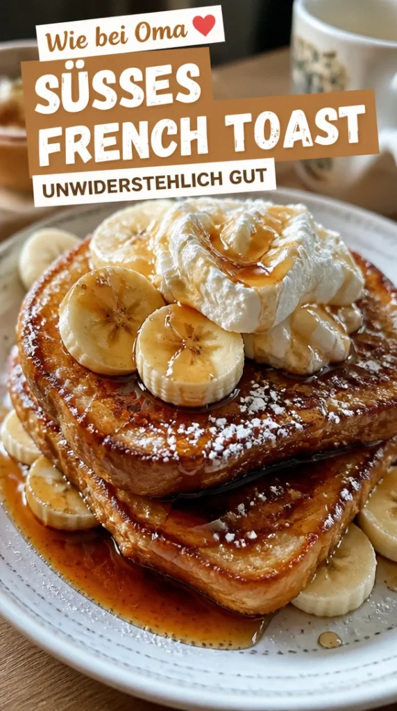 Leckeres und einfaches Rezept für süßes French Toast