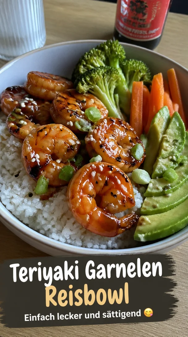 Teriyaki Garnelen Reisbowl &ndash; Einfach lecker und s&auml;ttigend