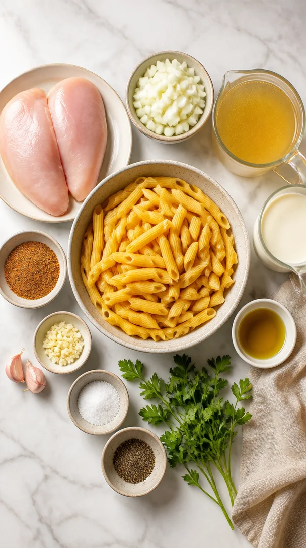 Cremige Cajun-H&uuml;hnchen-Pasta