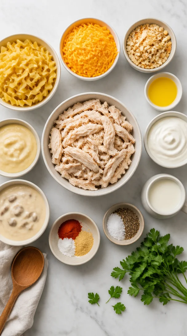 Dollys Creamy Chicken Noodle Casserole Recipe