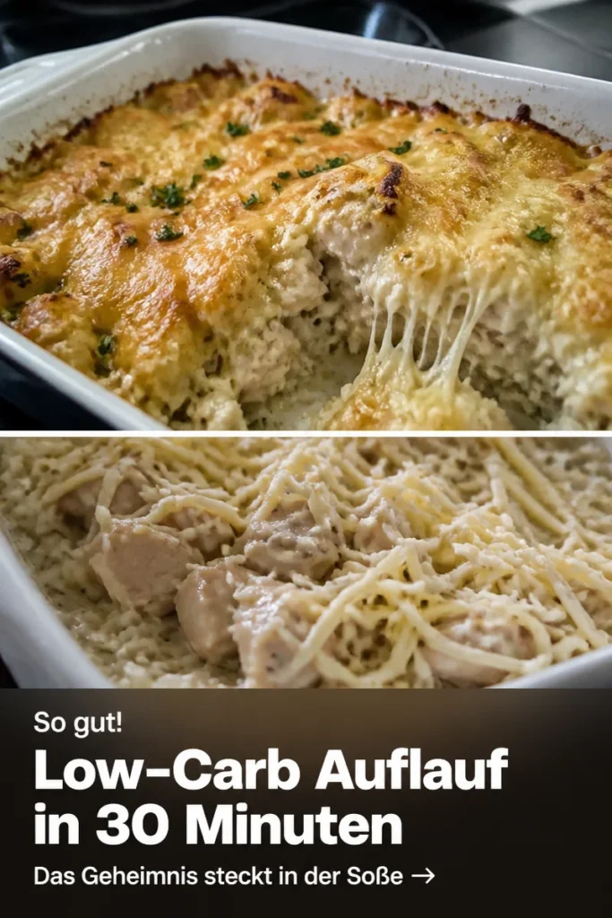 Leckere Low-Carb Auflauf in 30 Minuten zubereitet