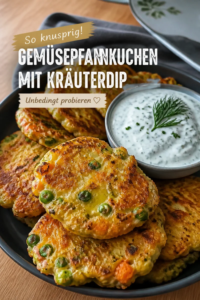Gem&uuml;sepfannkuchen mit Kr&auml;uterdip: Ein Unglaubliches Ultimatives Rezept