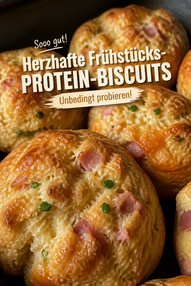 Herzhafte Frühstücks-Protein-Biscuits