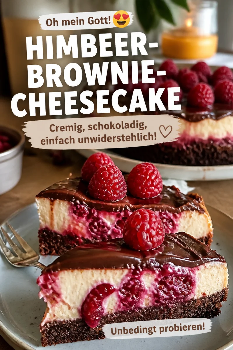 Himbeer-Brownie-Cheesecake: Ein Genuss f&uuml;r jeden Anlass!