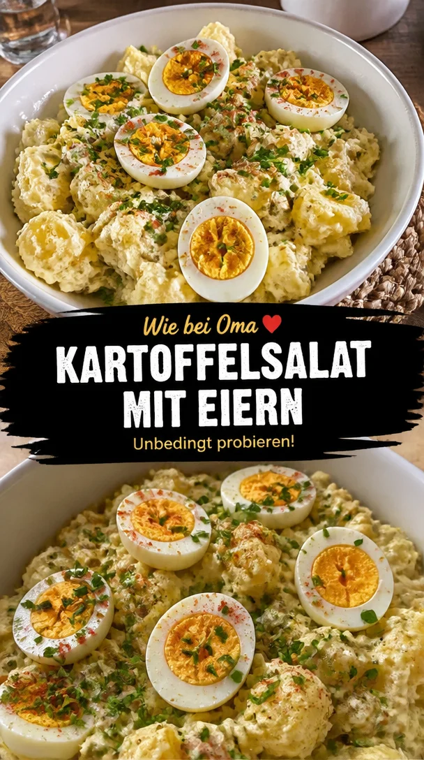 Kartoffelsalat mit Eiern