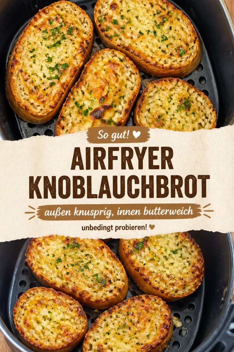 Knoblauchbrot aus dem Airfryer