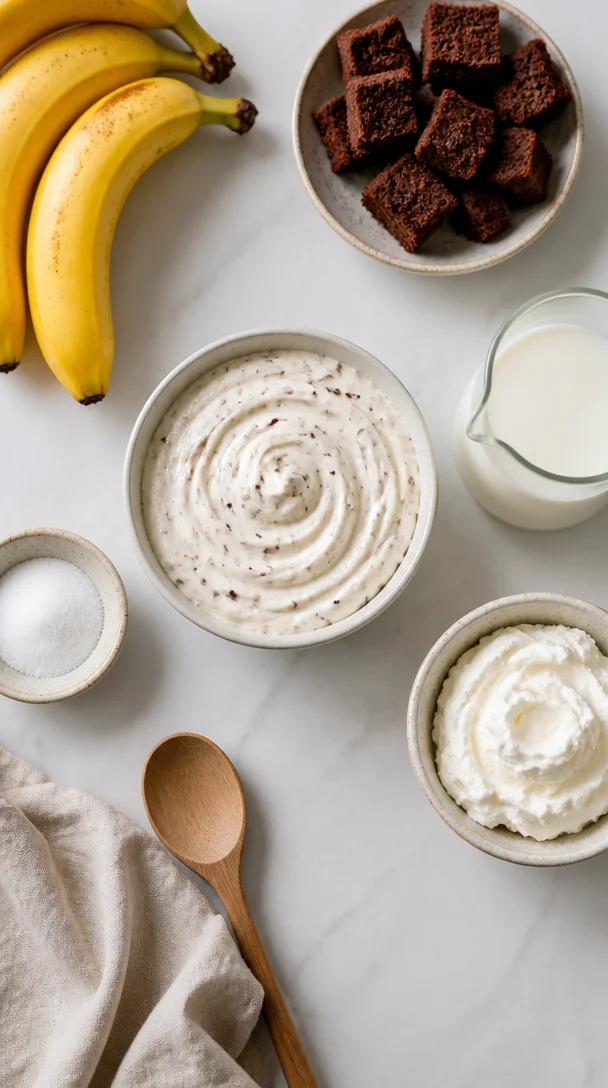 Maulwurf Dessert mit Banane