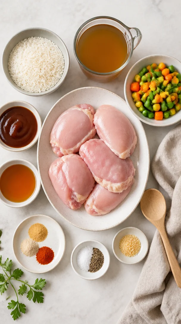 One-Pan Bold Honey BBQ Chicken Rice