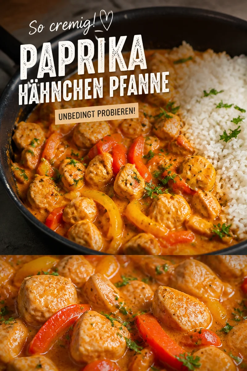 Paprika-H&auml;hnchen-Pfanne