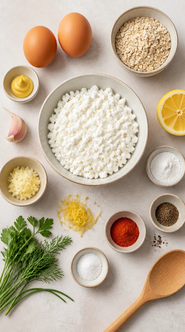 Proteinreiche H&uuml;ttenk&auml;se-Taler